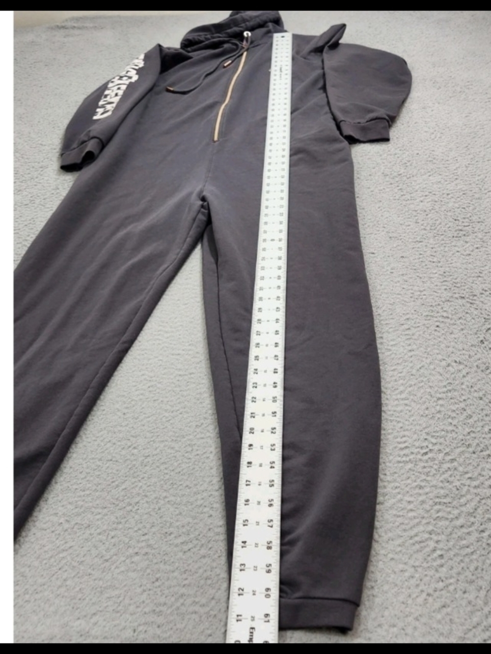 Savage X Fenty Gray Hoodie with White Logo Detail - Picture 5 of 8